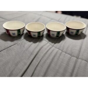 Pfaltzgraff "SNOW BEAR" Holiday/Winter/ ~ Set of 4‎ ~ Soup / Cereal Bowls ~
